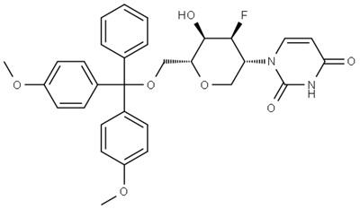 CAS#1117903-09-9|1-[(3r, 6r) -6-[(bis (4-methoxyphenyl) (feinil) meitil) meitil] -4-fluoro-5-hydroxyoxepan-3-yl] -1,2,3,4-tetrahydropyrimidine-2,4-dione