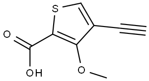 CAS#2766358-59-0|Aigéad 4-Ethynyl-3-Methoxythiophene-2-Carboxylic